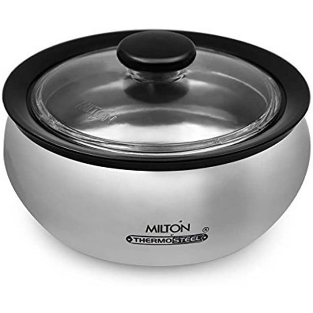 Milton Thermoware Stainless Steel Insulated Casserole Keep Hot/Cold Serving Dish - 2.0 Liter