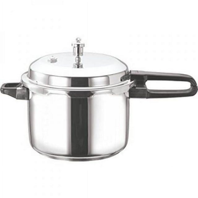 Vinod V-5L Stainless Steel Sandwich Bottom Pressure Cooker, 5-Liter,Silver,Medium