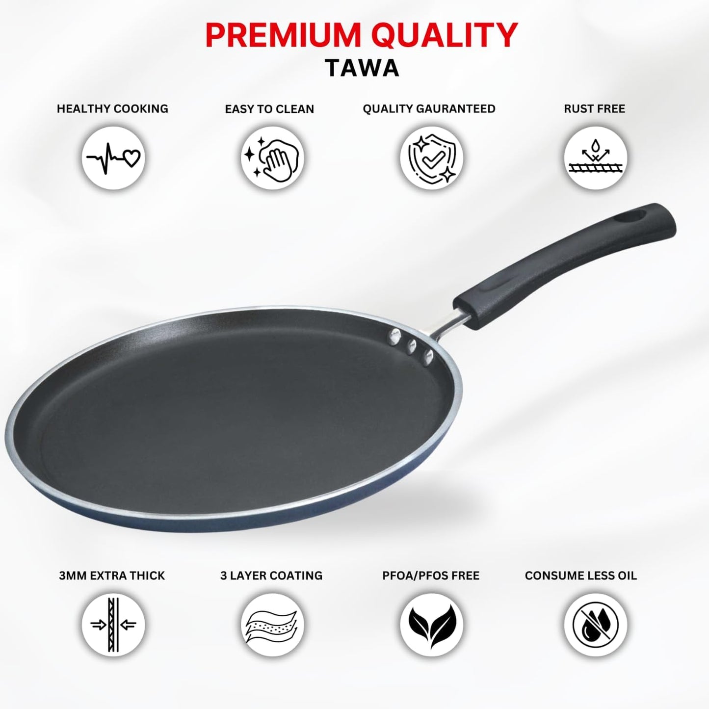 Vinod Non Stick Omni 12" / 30 cm Griddle/Tawa