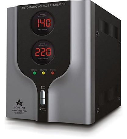 Norstar DAVR-1500 1500 Watt 110/120 to 220/240 or 220/240 to 110/120 Step UP and Down Voltage transformer and Automatic Voltage Regulator Stabilizer