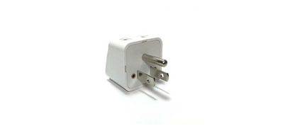 US Universal 3 Pin Plug Adapter with Ground Pin