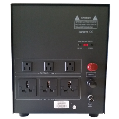 Norstar DAVR-10000 10000 Watt 110/120 to 220/240 or 220/240 to 110/120 Step UP and Down Voltage Transformer and Automatic Voltage Regulator Stabilizer