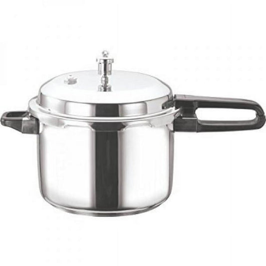 Vinod V-5L Stainless Steel Sandwich Bottom Pressure Cooker, 5-Liter,Silver,Medium